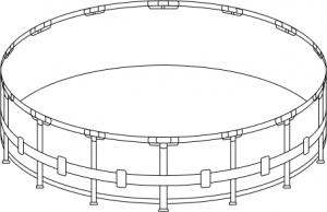 Каркас бассейна Intex Ultra Frame 488x122см